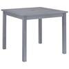 Sodo valgomojo stalas, 88x88x74cm, akacijos medienos masyvas