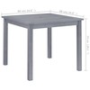 Sodo valgomojo stalas, 88x88x74cm, akacijos medienos masyvas