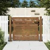 Sodo vartai, 100x100 cm, Corten plienas, kvadratinis dizainas