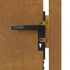 Sodo vartai, 105x105cm, corten plienas