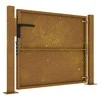 Sodo vartai, 105x105cm, corten plienas