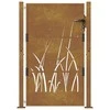 Sodo vartai, 105x130cm, corten plienas, žolės dizaino