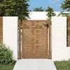 Sodo vartai, 105x155cm, corten plienas, kvadratų dizaino