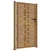 Sodo vartai, 105x205cm, corten plienas, kvadratų dizaino