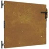 Sodo vartai, 85x100cm, corten plienas