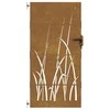 Sodo vartai, 85x175cm, corten plienas, žolės dizaino