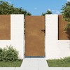 Sodo vartai, 85x175cm, corten plienas