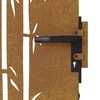 Sodo vartai, 85x200cm, corten plienas, bambuko dizaino