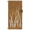 Sodo vartai, 85x200cm, corten plienas, žolės dizaino