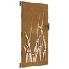 Sodo vartai, 85x200cm, corten plienas, žolės dizaino