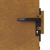 Sodo vartai, 85x200cm, corten plienas