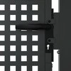 Sodo vartai, antracito spalvos, 105x225cm, plienas