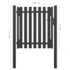 Sodo vartai, antracito spalvos, 1x1,25m, plienas
