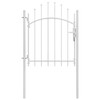 Sodo vartai, balti, 1x1,75m, plienas