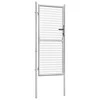 Sodo vartai, sidabrinės sp., 105x225cm, galvanizuotas plienas