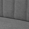 Sofa, audinys, 117x55,5x77cm, šviesiai pilka