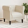 Fotelis Chesterfield krėslas, linas