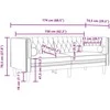 Sofa Chesterfield sofų komplektas su pagalvėlėmis, 3 dalių, juoda