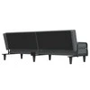 Sofa-lova su porankiais, tamsiai pilkos spalvos, audinys