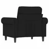 Sofa Krėslas, juodos spalvos, 60cm, aksomas