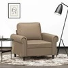 Sofa Krėslas, kapučino spalvos, 60cm, dirbtinė oda