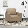Sofa Krėslas, kapučino spalvos, 60cm, dirbtinė oda