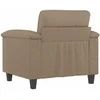 Sofa Krėslas, kapučino spalvos, 60cm, dirbtinė oda