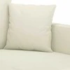 Sofa Krėslas, kreminės spalvos, 60cm, aksomas