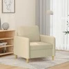 Sofa Krėslas, kreminės spalvos, 60cm, audinys