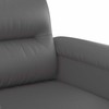 Sofa Krėslas, pilkos spalvos, 60cm, dirbtinė oda