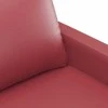 Sofa Krėslas, raudonojo vyno spalvos, 60cm, dirbtinė oda