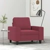 Sofa Krėslas, raudonojo vyno spalvos, 60cm, audinys