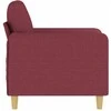Sofa Krėslas, raudonojo vyno spalvos, 60cm, audinys