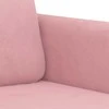 Sofa Krėslas, rožinės spalvos, 60cm, aksomas
