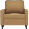 Sofa Krėslas, rudos spalvos, 60cm, aksomas