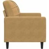 Sofa Krėslas, rudos spalvos, 60cm, aksomas