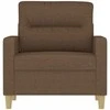 Sofa Krėslas, rudos spalvos, 60cm, audinys