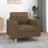 Sofa Krėslas, rudos spalvos, 60cm, audinys