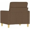 Sofa Krėslas, rudos spalvos, 60cm, audinys