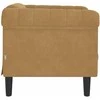 Sofa Krėslas, rudos spalvos, aksomas