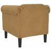 Sofa Krėslas, rudos spalvos, aksomas