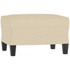 Sofa Krėslas su pakoja, kreminės spalvos, 60cm, audinys