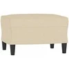 Sofa Krėslas su pakoja, kreminės spalvos, 60cm, audinys