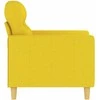 Sofa Krėslas, šviesiai geltonos spalvos, 60cm, audinys