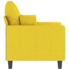 Sofa Krėslas, šviesiai geltonos spalvos, 60cm, audinys
