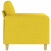 Sofa Krėslas, šviesiai geltonos spalvos, 60cm, audinys