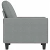 Sofa Krėslas, šviesiai pilkos spalvos, 60cm, audinys