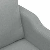 Sofa Krėslas, šviesiai pilkos spalvos, 60cm, audinys