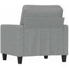 Sofa Krėslas, šviesiai pilkos spalvos, 60cm, audinys