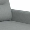 Sofa Krėslas, šviesiai pilkos spalvos, 60cm, audinys